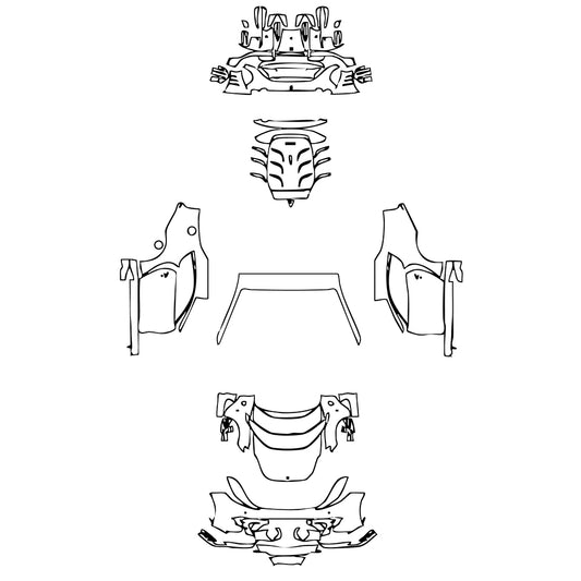 Pre-Cut PPF Ferrari 812 competizione 2022 - PPF-Kits