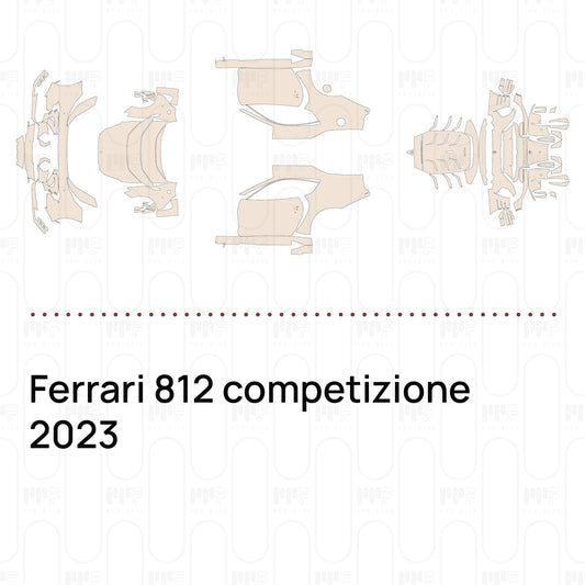 PPF prédécoupé Ferrari 812 competizione 2023