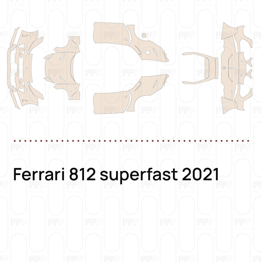 PPF prédécoupé Ferrari 812 superfast 2021