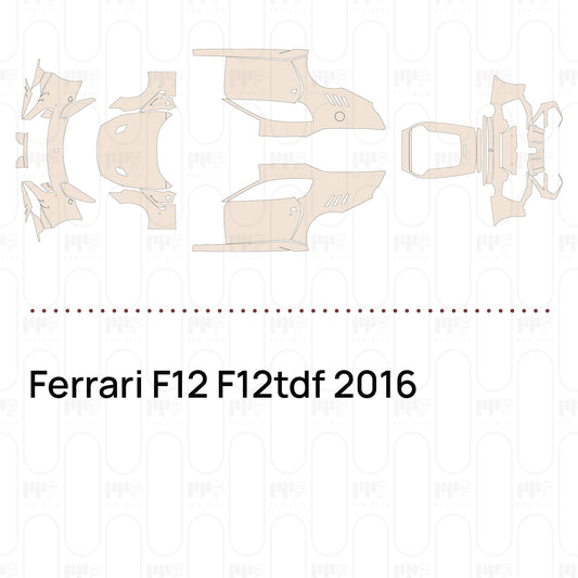 PPF prédécoupé Ferrari F12 F12tdf 2016