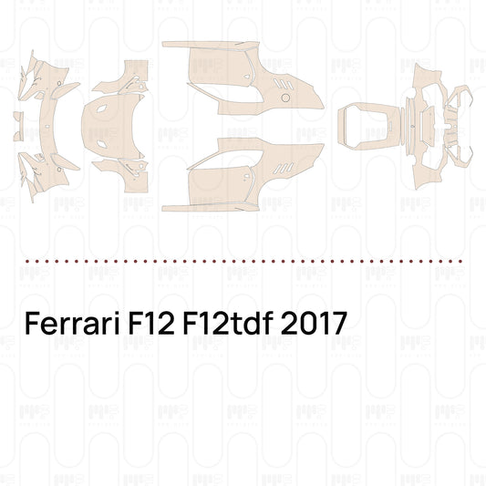 PPF prédécoupé Ferrari F12 F12tdf 2017