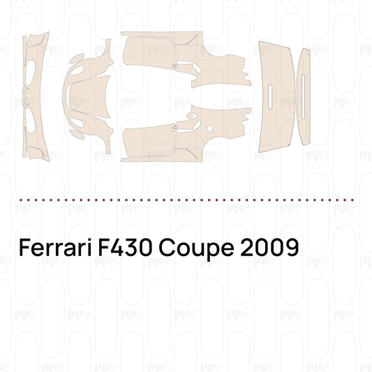 PPF prédécoupé Ferrari F430 Coupe 2009