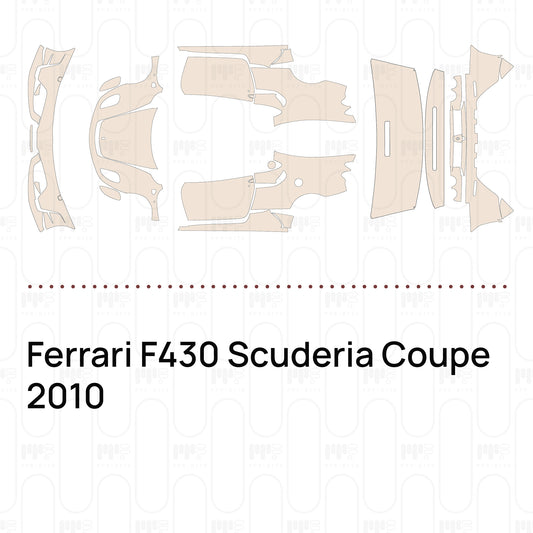 PPF prédécoupé Ferrari F430 Scuderia Coupe 2010
