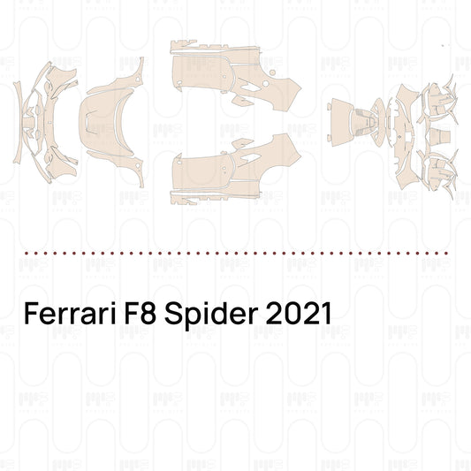 PPF prédécoupé Ferrari F8 Spider 2021