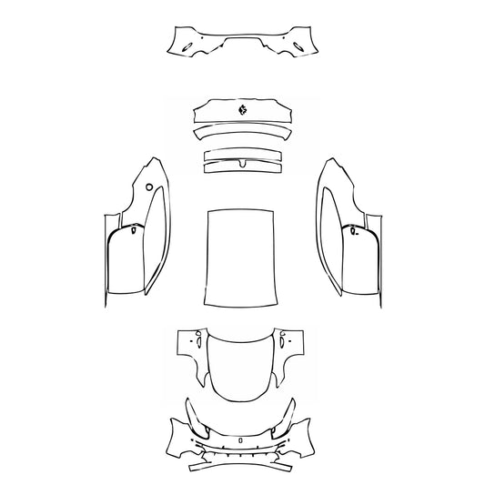 Pre-Cut PPF Ferrari FF 2016 - PPF-Kits