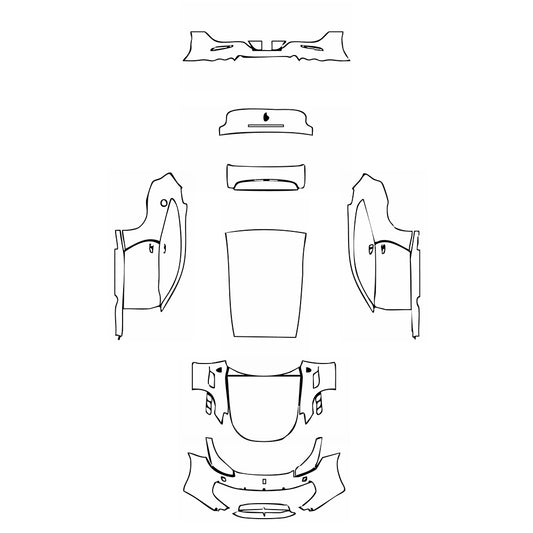 Pre-Cut PPF Ferrari GTC4Lusso GTC4Lusso T 2017 - PPF-Kits