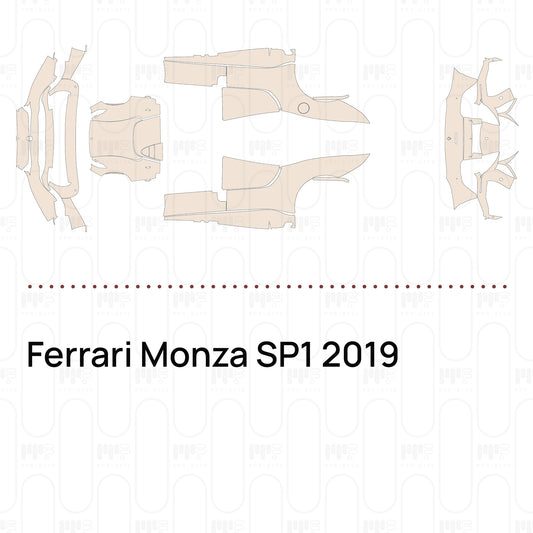 PPF prédécoupé Ferrari Monza SP1 2019