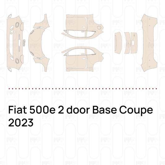 PPF prédécoupé Fiat 500e 2 door Base Coupe 2023