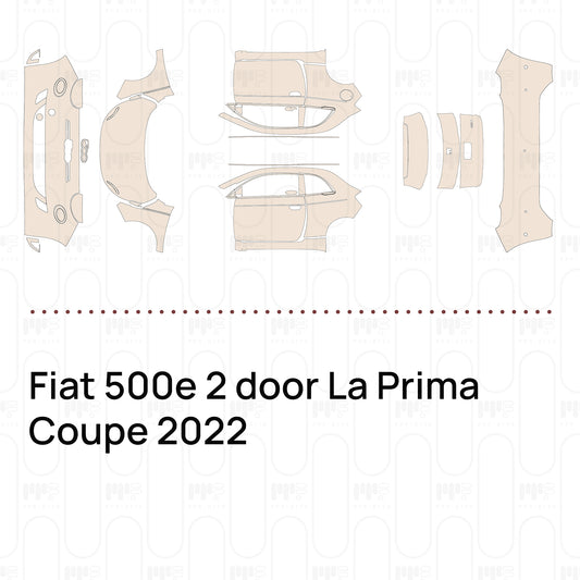 PPF prédécoupé Fiat 500e 2 door La Prima Coupe 2022