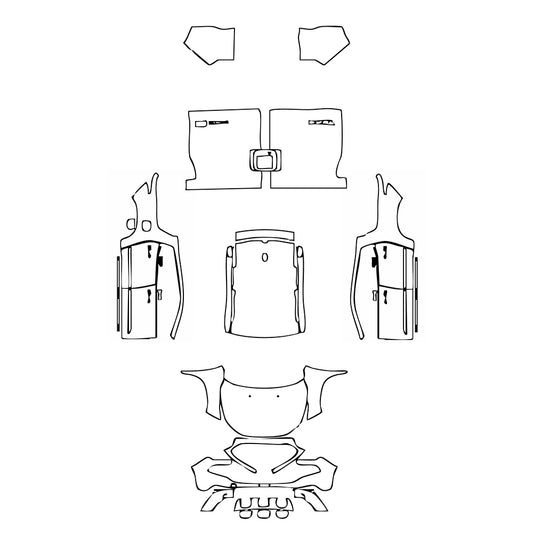 Pre-Cut PPF Fiat Toro 2024 - PPF-Kits