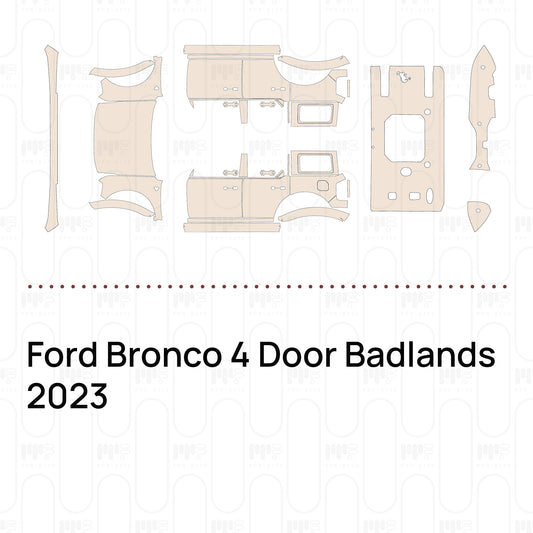 PPF prédécoupé Ford Bronco 4 Door Badlands 2023