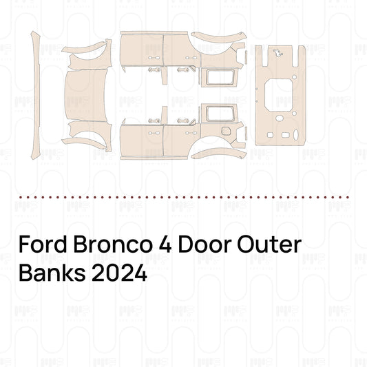 PPF prédécoupé Ford Bronco 4 Door Outer Banks 2024