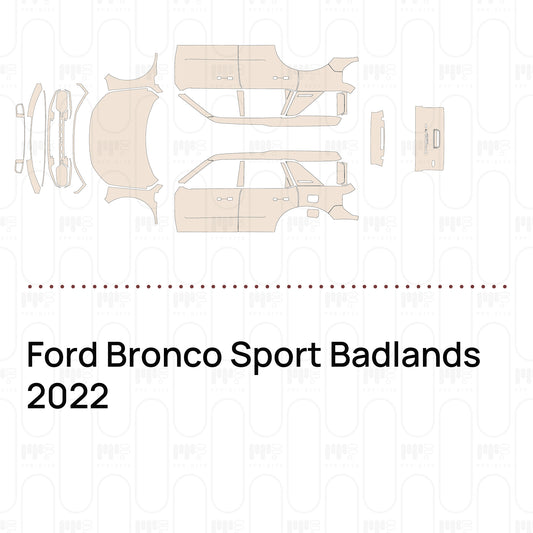 PPF prédécoupé Ford Bronco Sport Badlands 2022