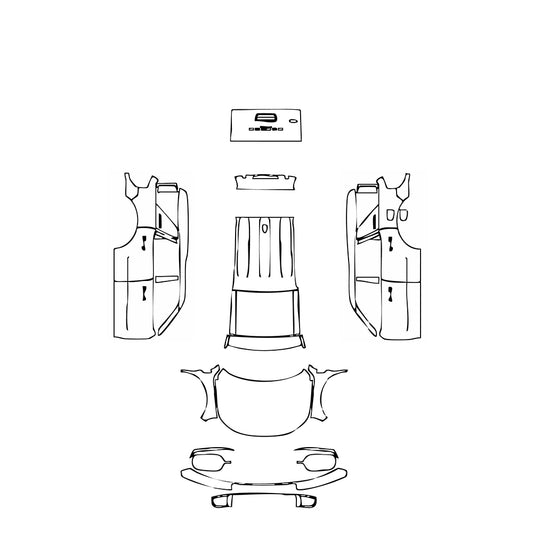 Pre-Cut PPF Ford Bronco Sport Big Bend 2024 - PPF-Kits