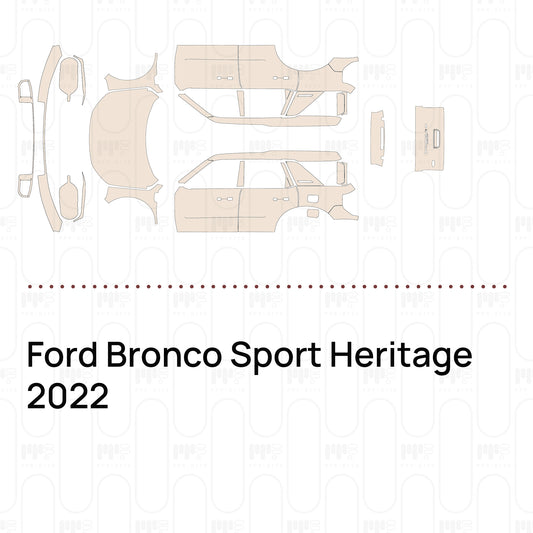 PPF prédécoupé Ford Bronco Sport Heritage 2022