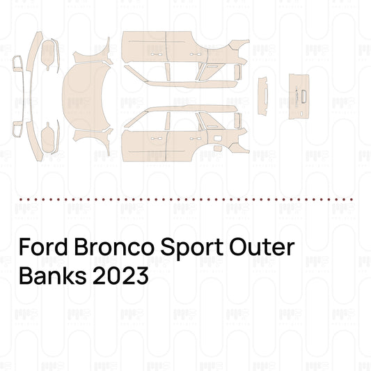 PPF prédécoupé Ford Bronco Sport Outer Banks 2023