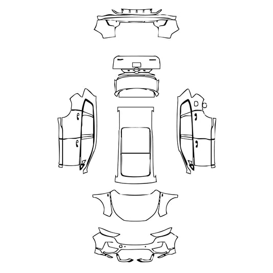 Pre-Cut PPF Ford EDGE ST-line 2021 - PPF-Kits