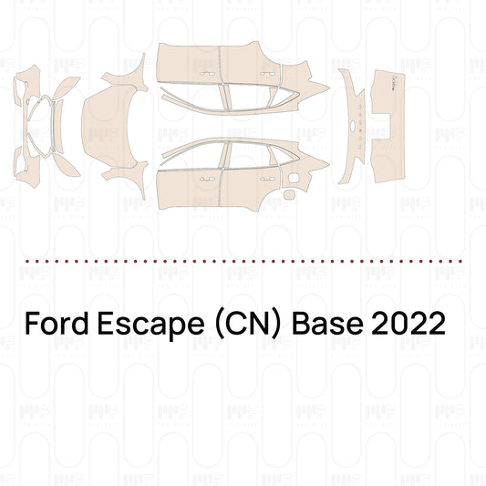PPF prédécoupé Ford Escape (CN) Base 2022