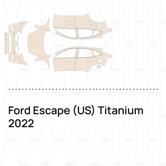 PPF prédécoupé Ford Escape (US) Titanium 2022