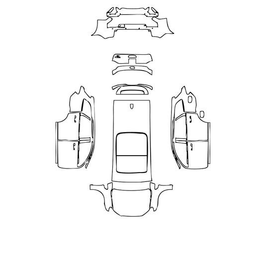 Pre-Cut PPF Ford Everest sport 2022 - PPF-Kits