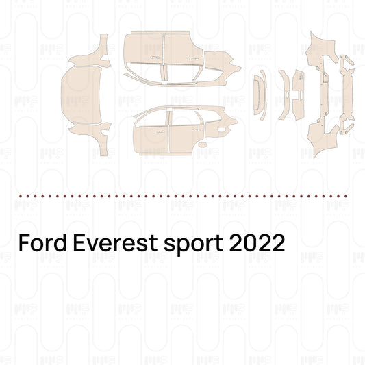PPF prédécoupé Ford Everest sport 2022