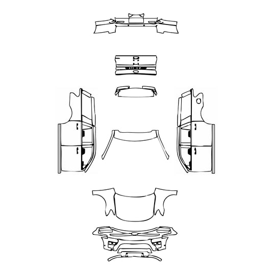 Pre-Cut PPF Ford Expedition Extended Wheelbase Platinum 2022 - PPF-Kits