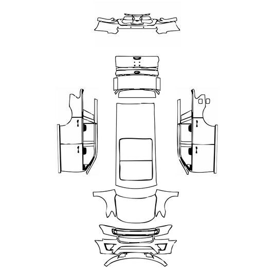 Pre-Cut PPF Ford Expedition Standard Wheelbase King Ranch 2020 - PPF-Kits