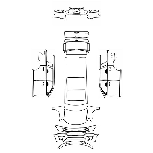 Pre-Cut PPF Ford Expedition Standard Wheelbase Limited 2019 - PPF-Kits