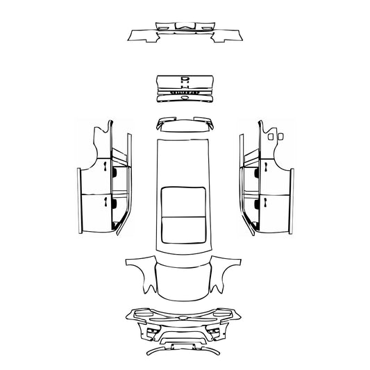 Pre-Cut PPF Ford Expedition Standard Wheelbase Limited 2022 - PPF-Kits