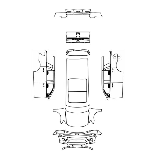 Pre-Cut PPF Ford Expedition Standard Wheelbase XLT 2023 - PPF-Kits