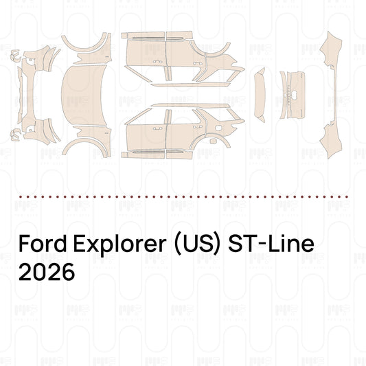 PPF prédécoupé Ford Explorer (US) ST-Line 2026