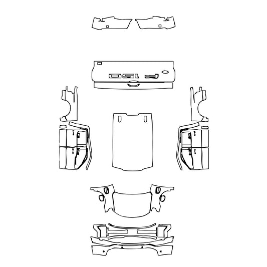 Pre-Cut PPF Ford F-150 Lightning Platinum 2022 - PPF-Kits