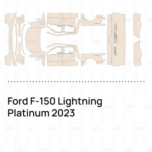 PPF prédécoupé Ford F-150 Lightning Platinum 2023