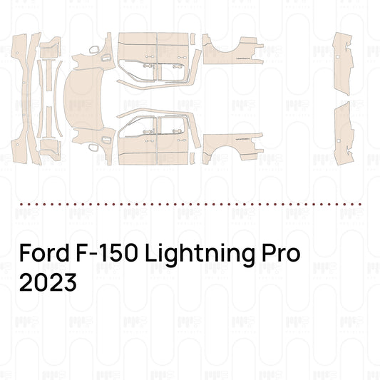 PPF prédécoupé Ford F-150 Lightning Pro 2023