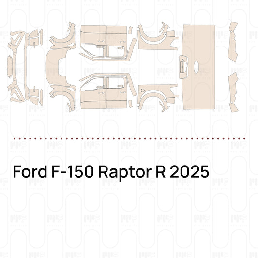 PPF prédécoupé Ford F-150 Raptor R 2025