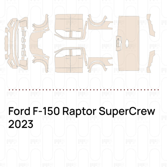 PPF prédécoupé Ford F-150 Raptor SuperCrew 2023