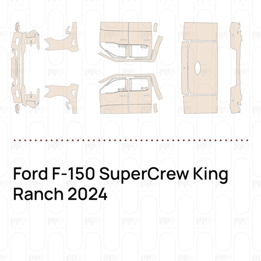 PPF prédécoupé Ford F-150 SuperCrew King Ranch 2024
