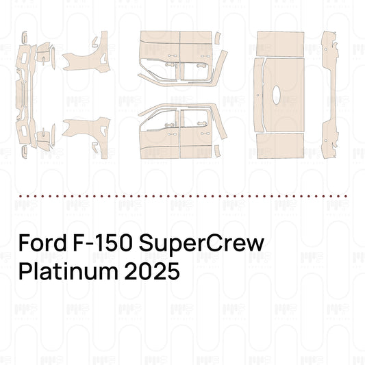 PPF prédécoupé Ford F-150 SuperCrew Platinum 2025
