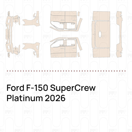 PPF prédécoupé Ford F-150 SuperCrew Platinum 2026