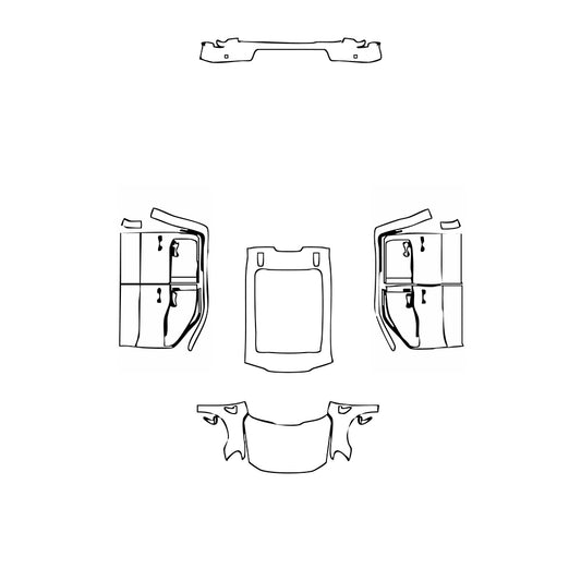 Pre-Cut PPF Ford F-150 SuperCrew XLT 2024 - PPF-Kits