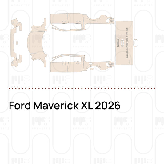 Ford Maverick XL 2026 – Film de protection PPF prédécoupé
