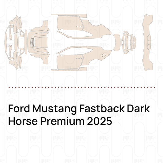 PPF prédécoupé Ford Mustang Fastback Dark Horse Premium 2025