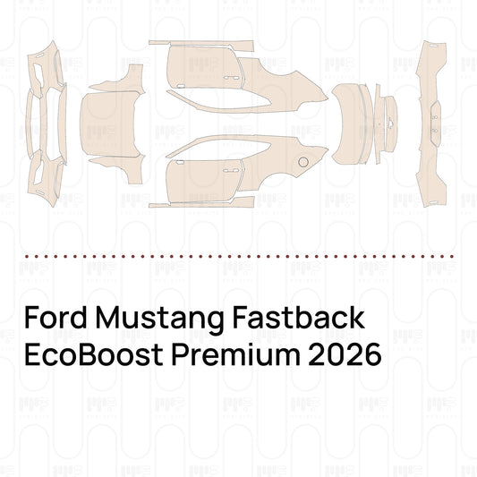 PPF prédécoupé Ford Mustang Fastback EcoBoost Premium 2026
