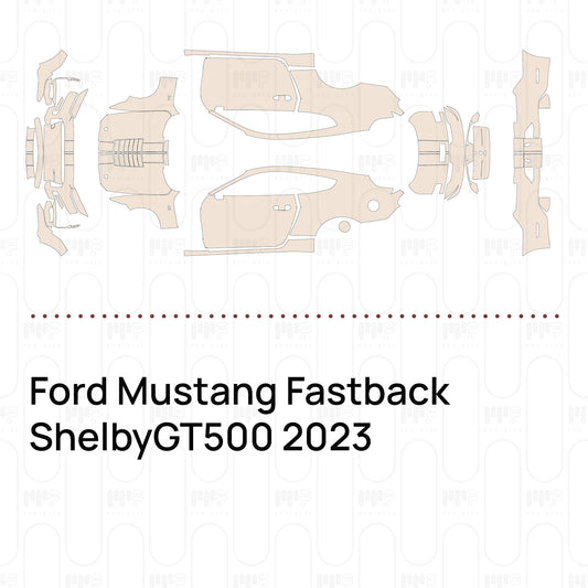 PPF prédécoupé Ford Mustang Fastback ShelbyGT500 2023