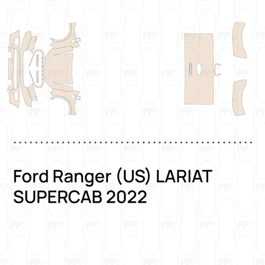 PPF prédécoupé Ford Ranger (US) LARIAT SUPERCAB 2022
