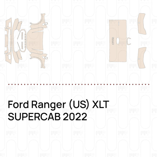 PPF prédécoupé Ford Ranger (US) XLT SUPERCAB 2022