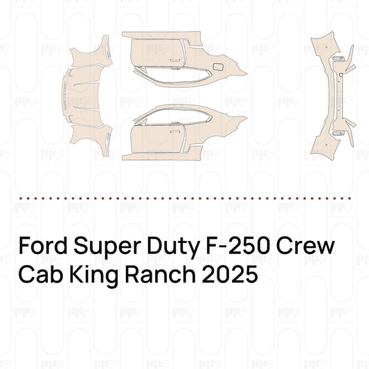 PPF prédécoupé Ford Super Duty F-250 Crew Cab King Ranch 2025