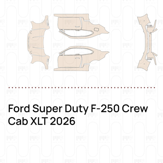 PPF prédécoupé Ford Super Duty F-250 Crew Cab XLT 2026