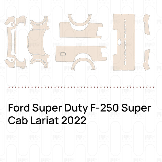 PPF prédécoupé Ford Super Duty F-250 Super Cab Lariat 2022