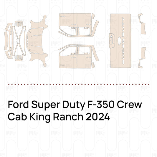 PPF prédécoupé Ford Super Duty F-350 Crew Cab King Ranch 2024